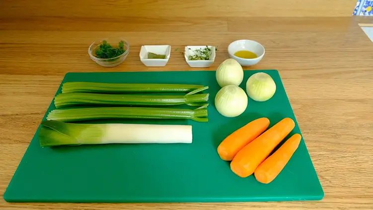 caldo de verduras ingredientes