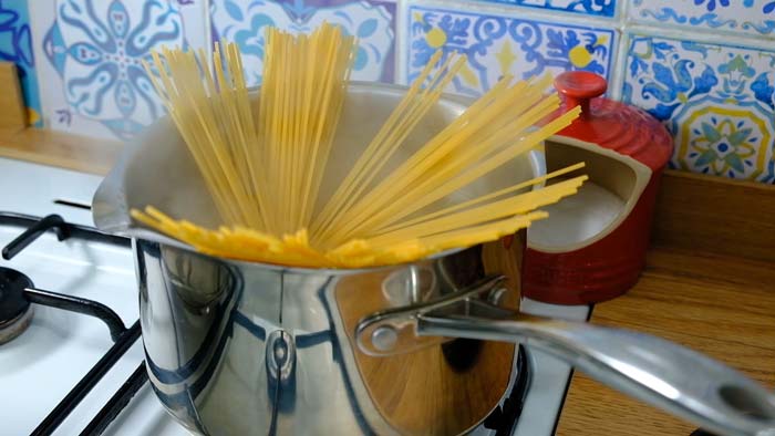 como cocer espaguetis